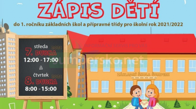 Registrace k zápisu do základních škol v Šumperku