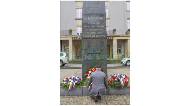 Náměstek hejtmana uctil památku T. G. Masaryka