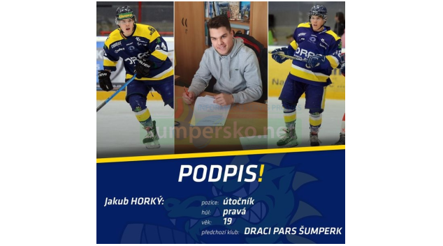 Jakub Horký prodloužil smlouvu
