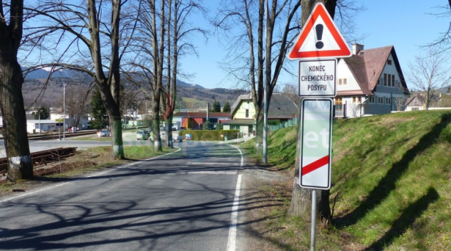 Havárie cyklisty na elektrokole v Jeseníku