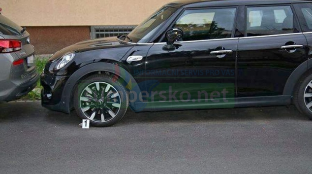 Žena házela kamení na projíždějící i zaparkovaná auta