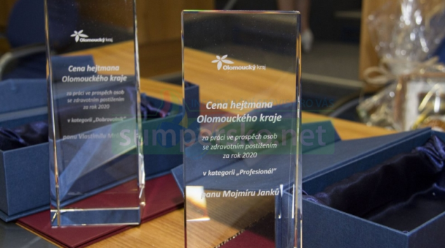 Mojmír Janků a Vlastimil Mráček převzali krajské ocenění