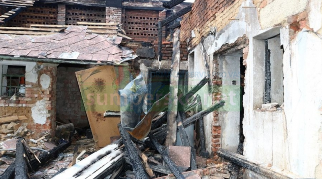 Výbuch uniklého plynu a následný požár na Litovelsku