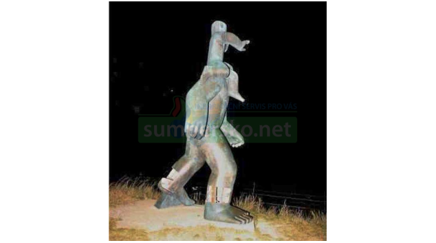 Socha sv. Kryštofa musela jít k zemi