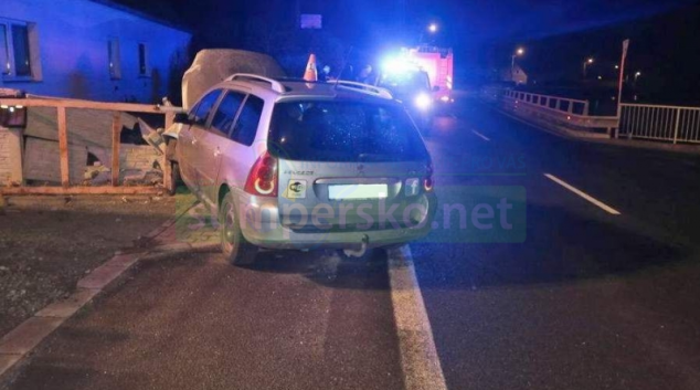 Opilá řidička na Jesenicku přejela do protisměru