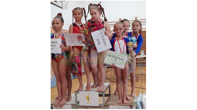 Nejmladší gymnastky GK Šumperk závodily v Bučovicích