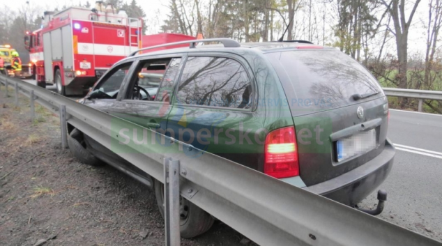 Řidič usnul za volantem