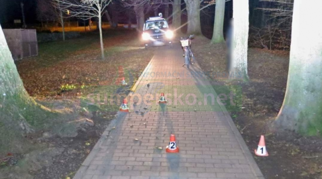 Cyklista na elektrokole srazil chodce