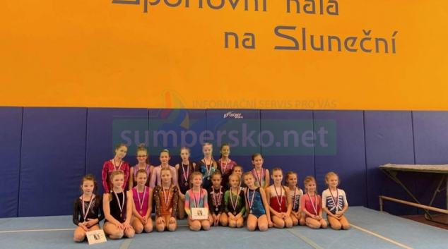 Sportovní gymnastky soutěžily v Šumperku