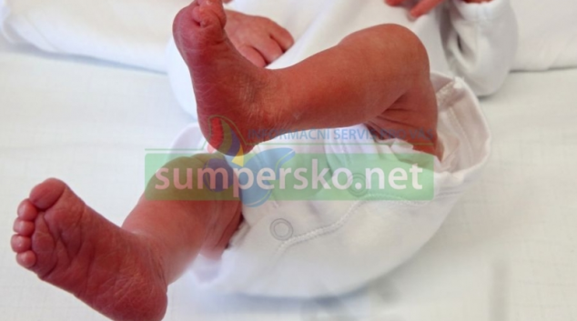 Prvním miminkem roku 2022 v kraji je holčička Eliška