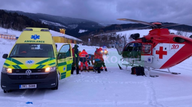 Úrazy spojené se sněhovou nadílkou