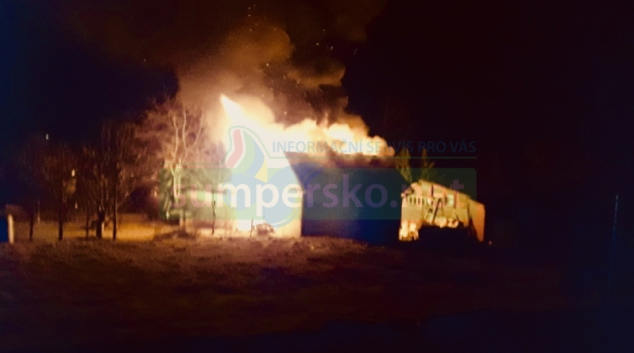 Hasiči likvidovali požár v Šumperku
