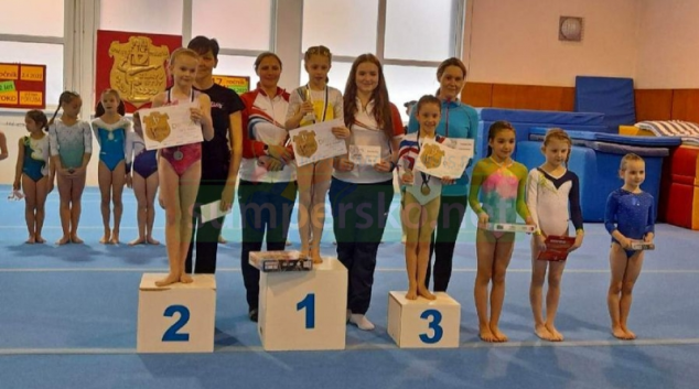 Šumperské gymnastky na závodech v Ostravě