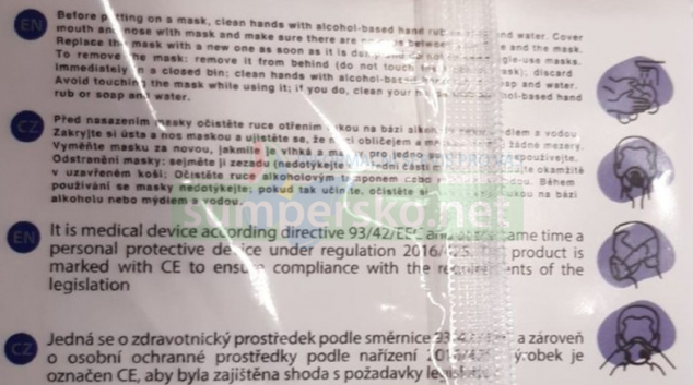 Nekvalitní respirátory