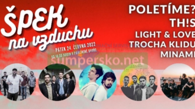 Festival ŠPEK na vzduchu zve na pohodové kapely