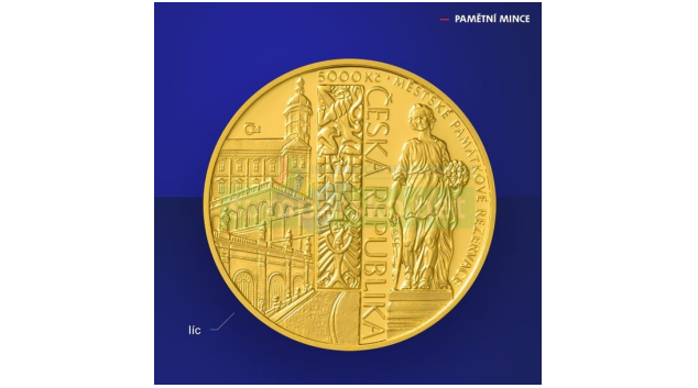 Mikulov na zlaté minci ČNB