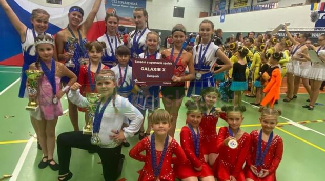 Šumperské mažoretky na ME WAMT