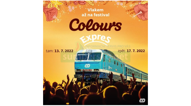 Speciální vlaky svezou návštěvníky na festival Colours of Ostrava