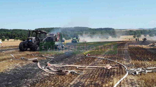 Hasiče zaměstnal požár traktoru i mrazírenského vozidla