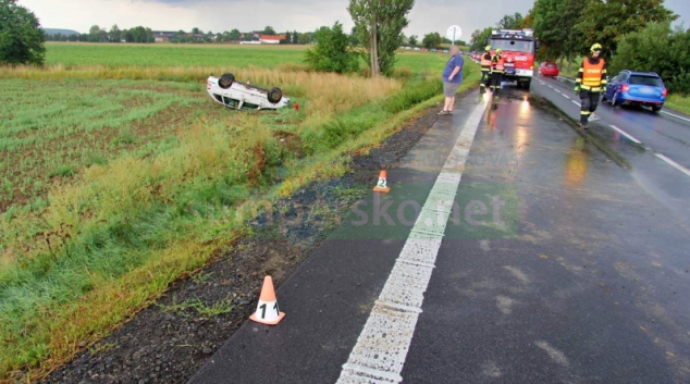 Rychlou jízdu ukončila havárie