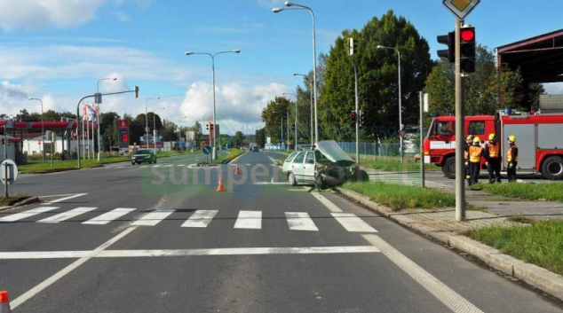 V Šumperku řidiči dvakrát bourali na stejném místě