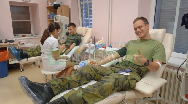 Přes šedesát studentů darovalo krev