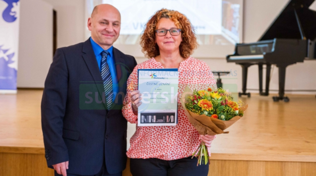 Třetí nejlepší venkovská knihovnice v kraji je z Nového Malína