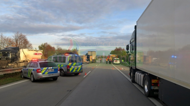 Chodec vběhl na dálnici