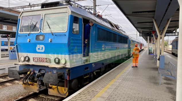 Zkušební provoz pod dohledem ETCS na trati z Olomouce do Uničova