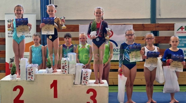 Šumperské gymnastky závodily v Popradu