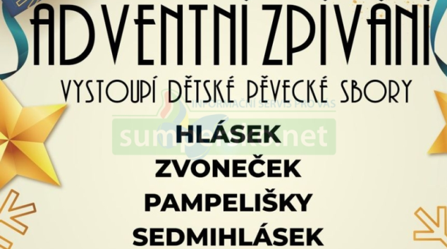 Adventní zpívání podpoří nemocné děti