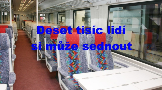 Deset tisíc lidí si může sednout