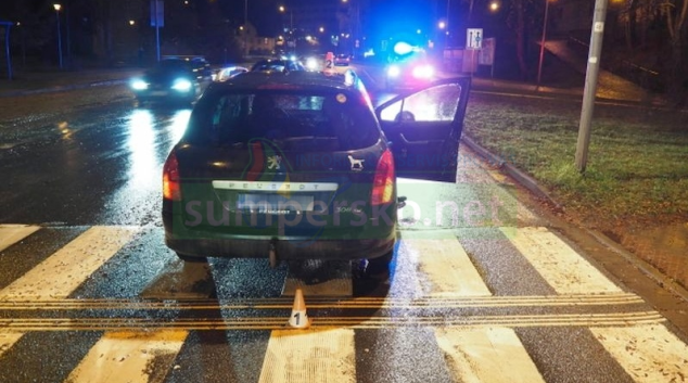 Řidička přehlédla dívky na přechodu