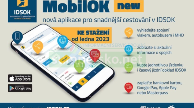 Vylepšená aplikace při cestování v kraji