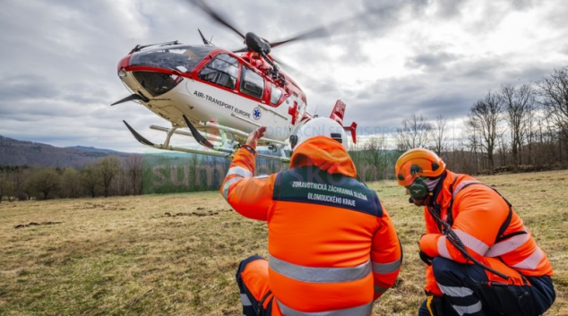 Letečtí záchranáři v Olomouckém kraji hlásí rekordní loňský rok
