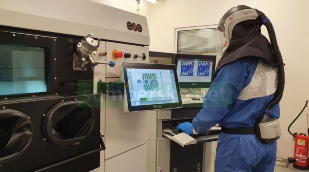 Dlouhé stráně poprvé využily náhradní díl vyrobený kovovým 3D tiskem