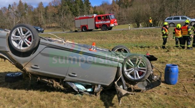 Audina u Hrabišína letěla několik metrů vzduchem
