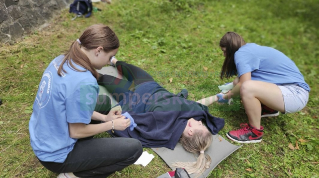 Děti z celého kraje soutěžily, jak poskytnout první pomoc