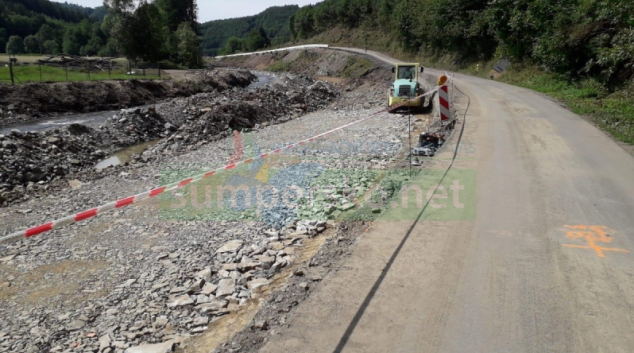 Uzavírka cesty u Hanušovic končí