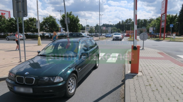 Řidička v Zábřehu přehlédla cyklistku