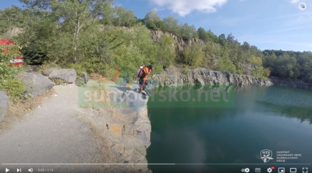 VIDEO. Výcvik potápěčů HZS Olomouckého kraje