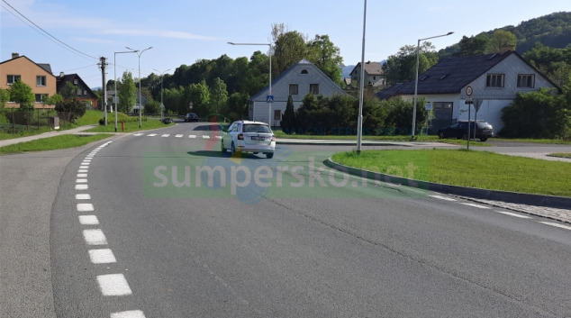 Oprava silnice I/44 před Jeseníkem