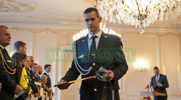 Zábřežský hasič převzal Zlatý záchranářský kříž