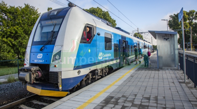 Zpoždění vlaků mezi Olomoucí a Šumperkem