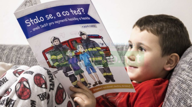 Sešit pro nejmenší hasičky a hasiče