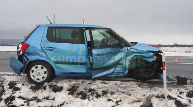 Řidička mezi Zábřehem a Libivou přejela do protisměru