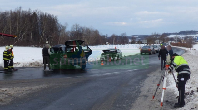 Řidič na Jesenicku přejel do protisměru