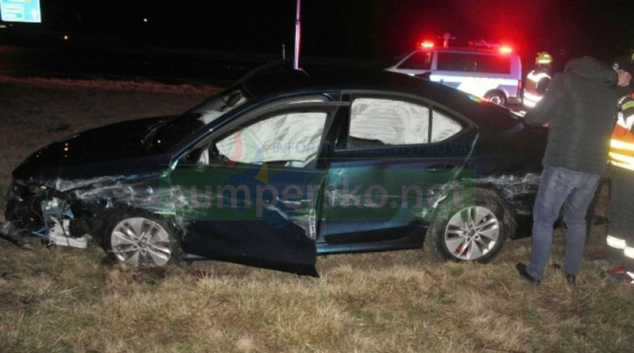 Podnapilý řidič zavinil nehodu