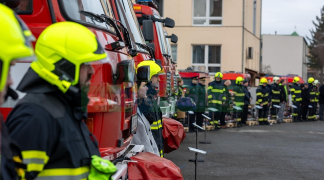 Slavnostní otevření přístavby hasičské stanice Olomouc