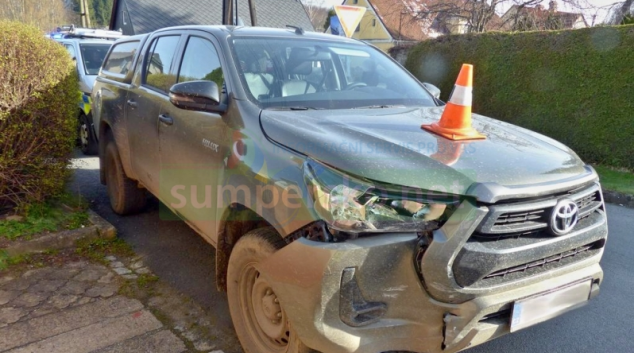 Řidič v Jeseníku podcenil pozornost při řízení